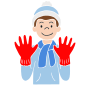 Winter Gloves  Stencil