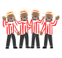 Barbershop Quartet Stencil