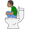 No Feet in Toilet