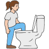 No Foot in Toilet