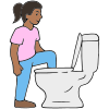 No Foot in Toilet