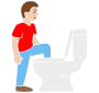 No Foot in Toilet