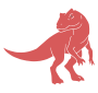 Allosaurus Stencil