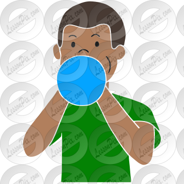 Inflate Balloon  Stencil