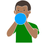 Inflate Balloon  Stencil