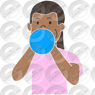 Inflate Balloon  Stencil