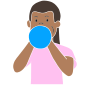 Inflate Balloon  Stencil