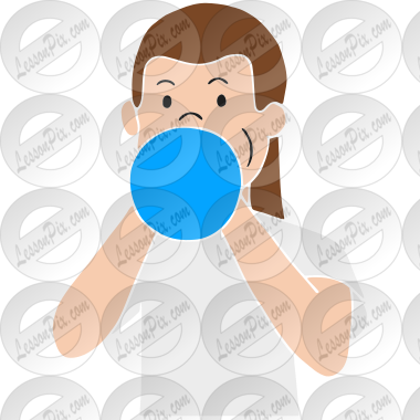Inflate Balloon  Stencil