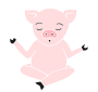 Calm Pig Stencil