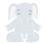 Calm Elephant Stencil