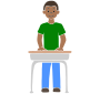 Stand at Desk  Stencil