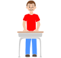 Stand at Desk  Stencil