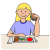eat lunch