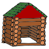 Lincoln Log House Picture