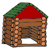 Lincoln Log House  Picture