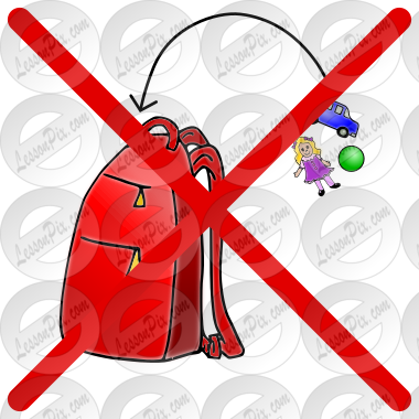 Do Not Put Toys in Backpack