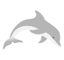 Dolphin Stencil