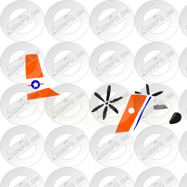 Coast Guard Plane  Stencil