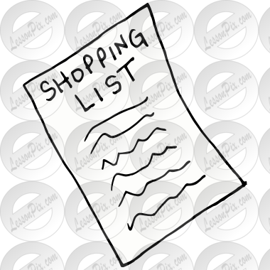 Shopping List Picture