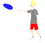 Frisbee  Stencil