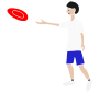 Frisbee  Stencil