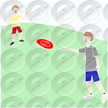 Frisbee Stencil