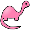 Pink+Dino_+pink+dino+what+do+you+see_+I+see+a+grey+dino+looking+at+me. Picture