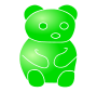 Green Bear Stencil