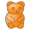 orange bear