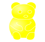 Yellow Bear Stencil