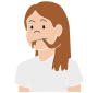 chew hair