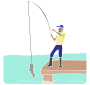 Fishing Stencil