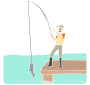 Fishing Stencil