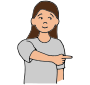 He