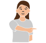 He