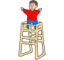 Stand on High Chair