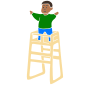 Stand on High Chair