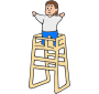 Stand on High Chair