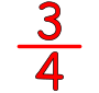 Three Fourths