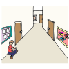 Sit in Hallway