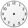 Blank Clock
