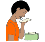 Spit in Tissue