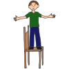 Stand on Chair Picture