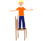 Stand on Chair