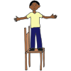 Stand on Chair Picture