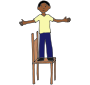 Stand on Chair Picture