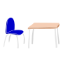 Table and Chair  Stencil