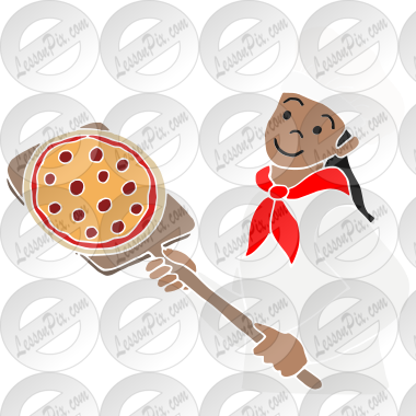 Pizza Chef  Stencil