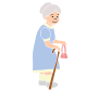 Old Lady Stencil