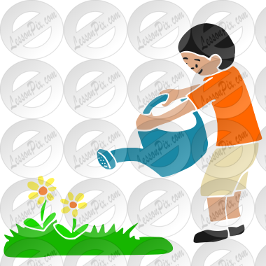 Watering  Stencil